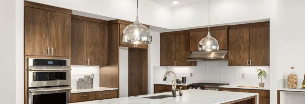 Completed kitchen renovation for a family home.